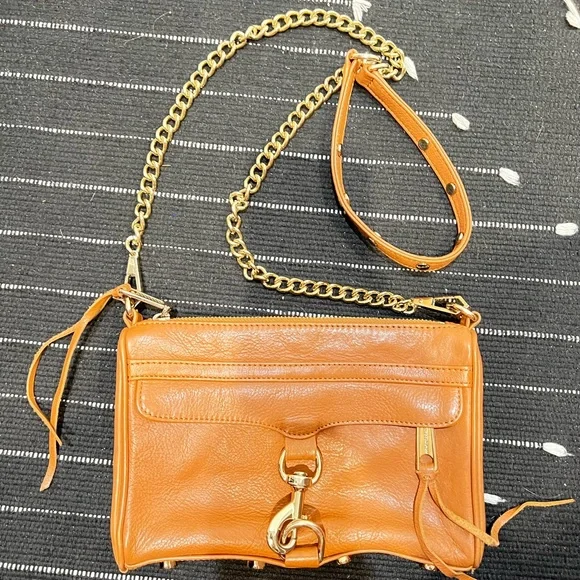 Rebecca Minkoff mini MAC Cross body brown leather bag - Picture 4 of 4